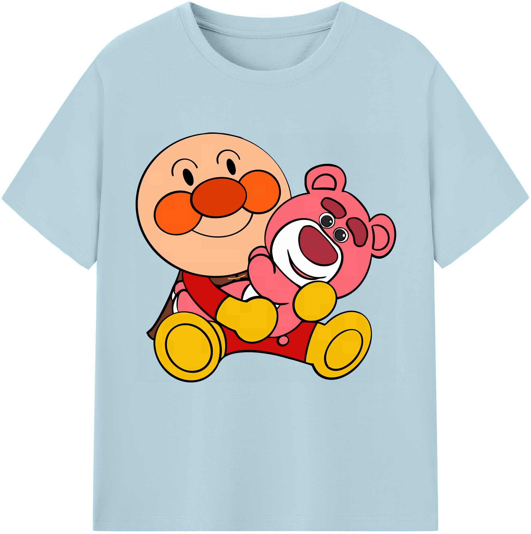 （画像用） アンパンマン Anpanman 綿100％半袖Tシャツ（フロントプリント）